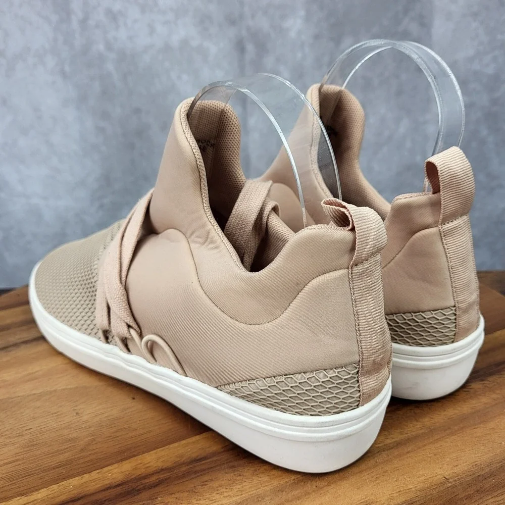 Steve Madden Lancer Sneakers Womens 9 Blush Pink Slip On Casual Shoes * - Picture 8 of 13